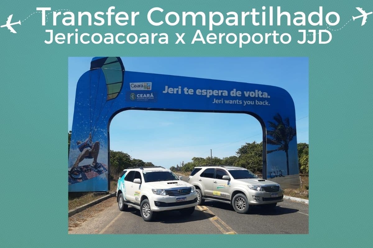 Platz im Sammeltransfer vom Dorf Jericoacoara zum Flughafen Cruz (JJD) im Toyota Hilux oder Ähnliches