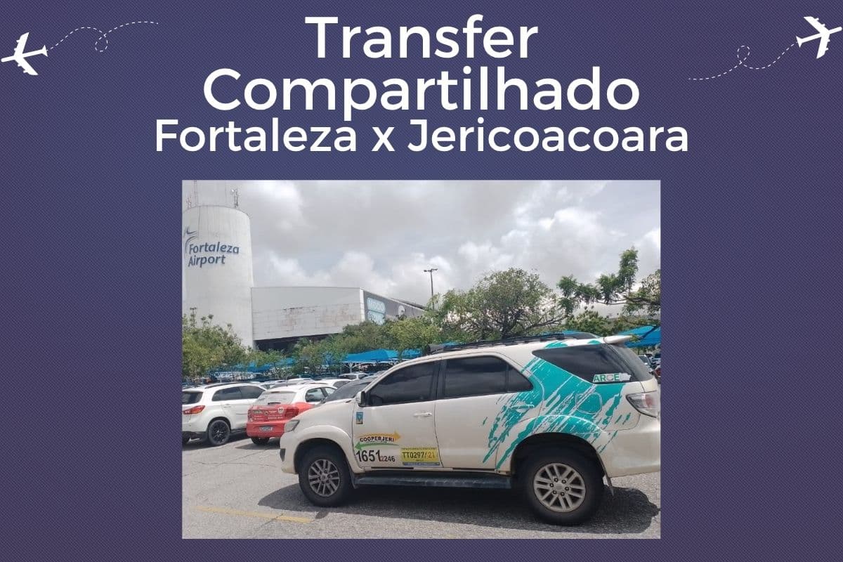 Plaza en Transfer Compartido de Fortaleza a Jericoacoara en Toyota Hilux o Similar